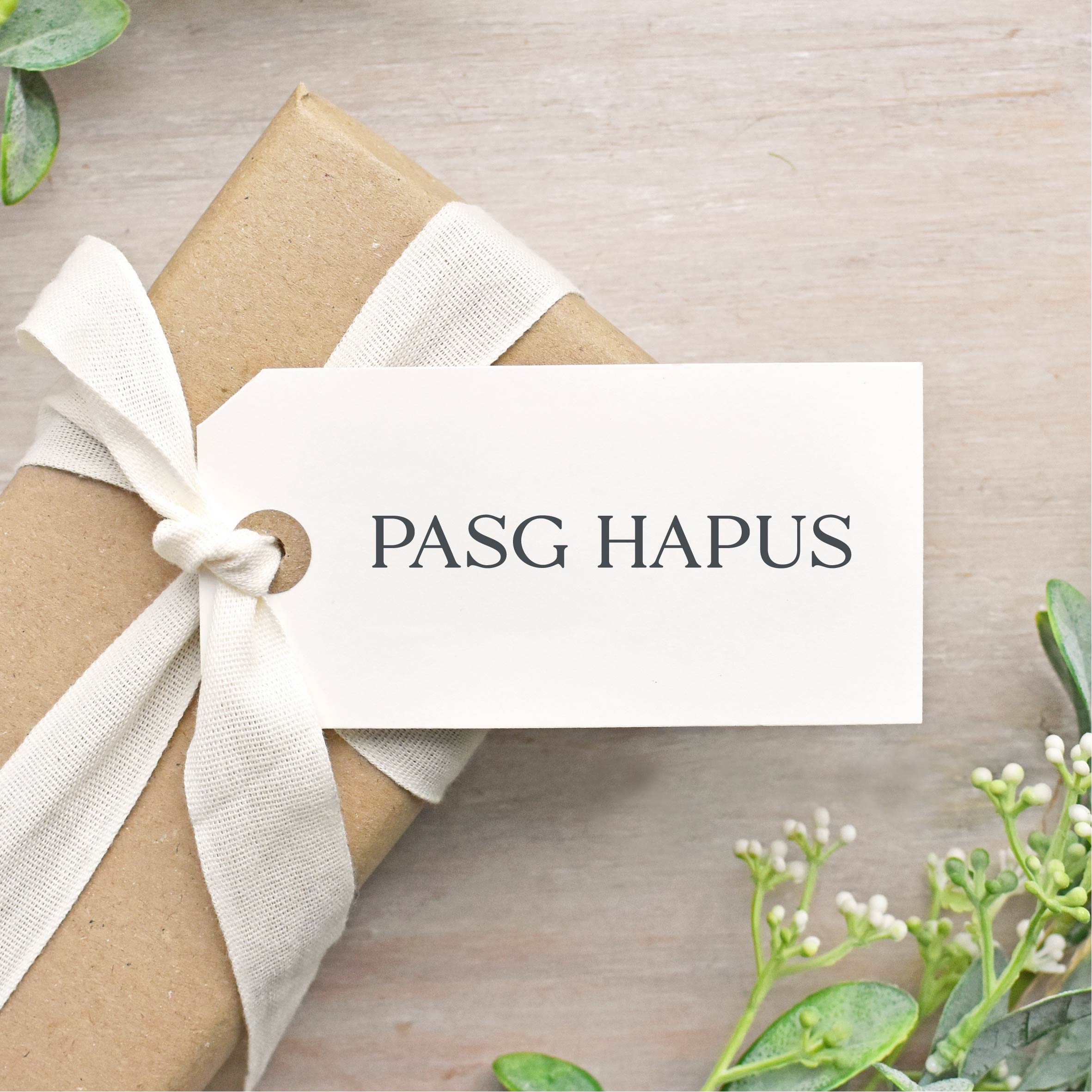 Simple Pasg Hapus Stamp | Welsh Happy Easter