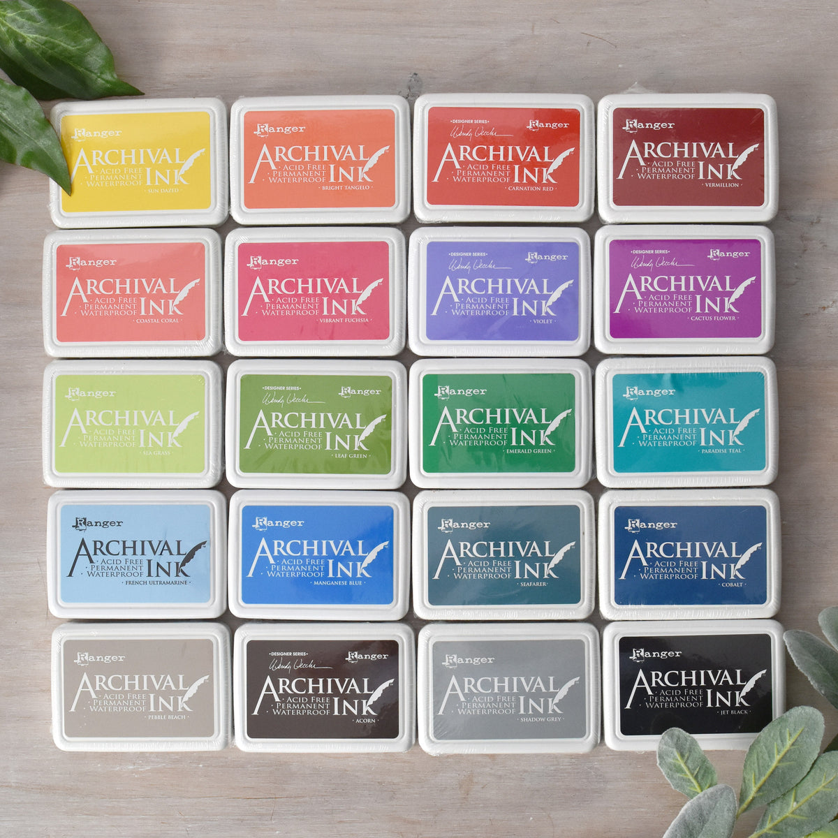 Ranger Ink Archival Ink Pad 28 Colour Options Fernbank Studio
