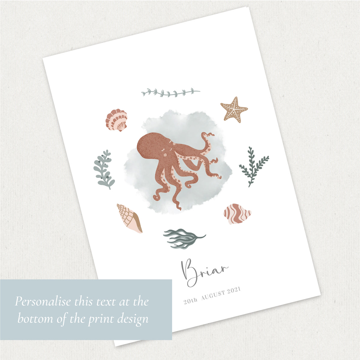 Octopus Name Print – Fernbank Studio
