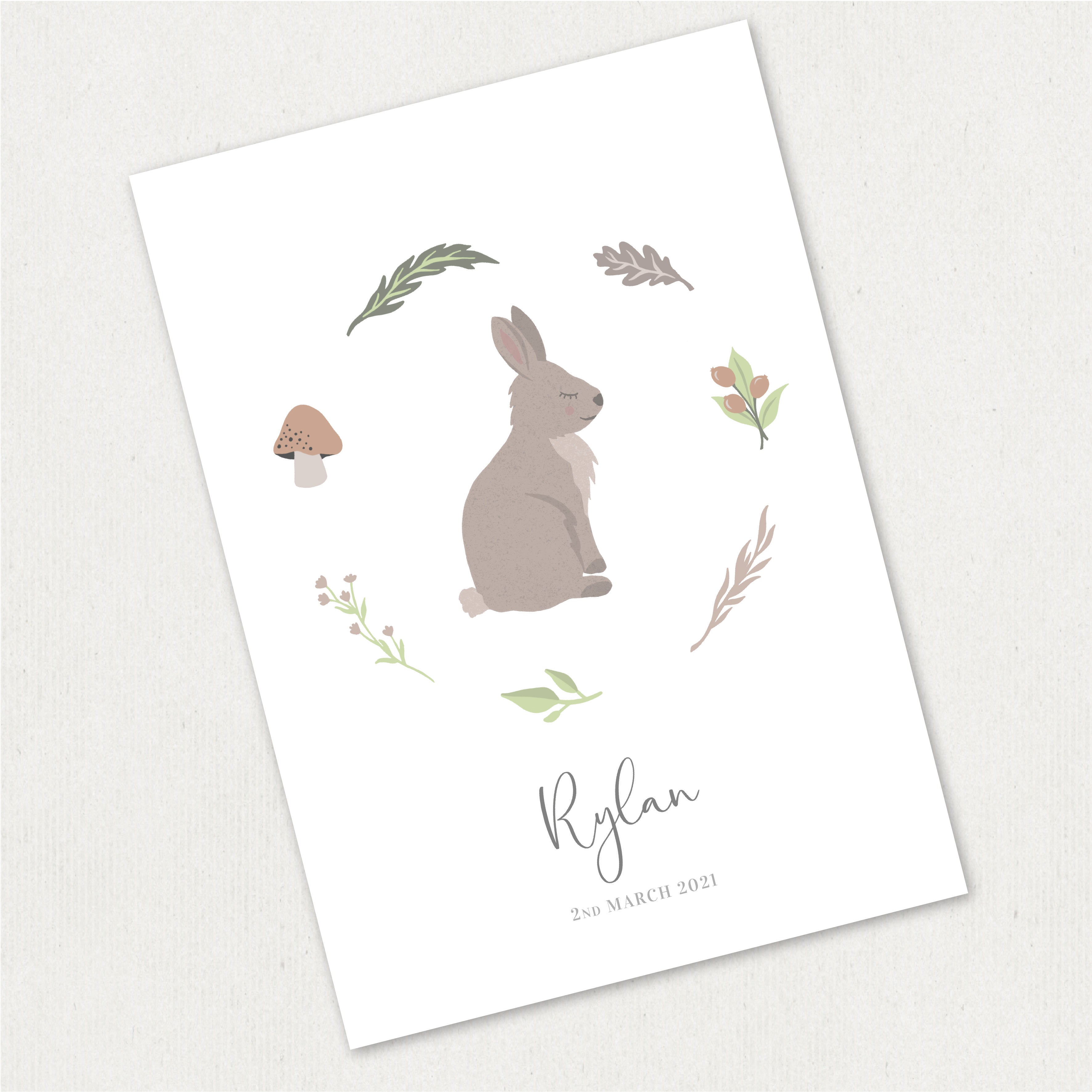 Rabbit Name Print